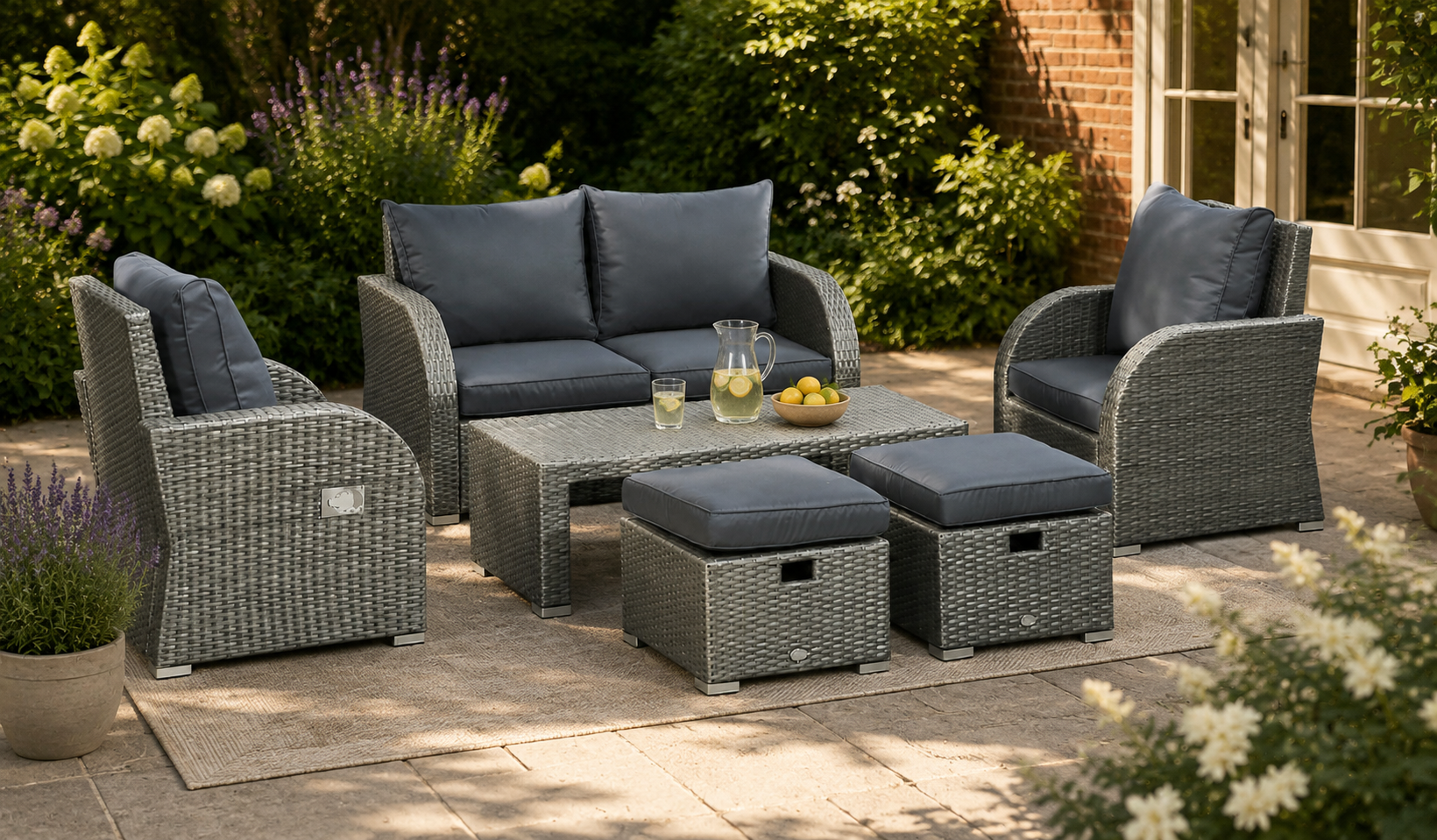 Barcelona Rattan Lounge Set